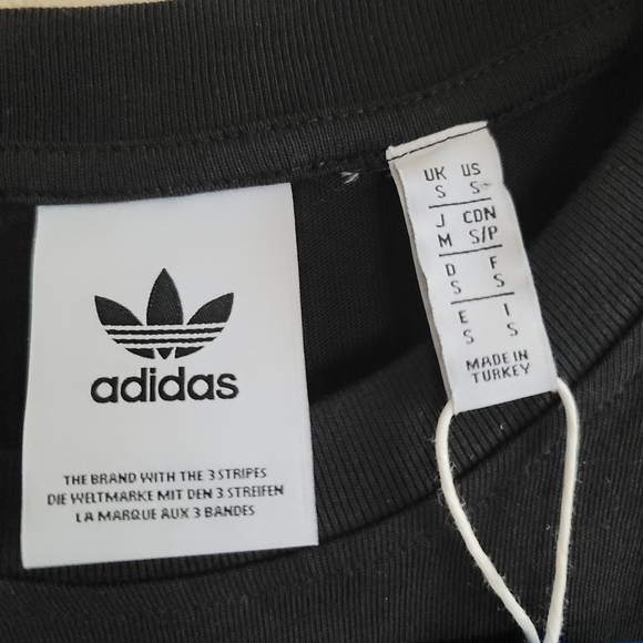 ADIDAS, Shattered Embroidered Mens T-Shirt, Black, Size Small,‎ NWT - Picture 4 of 7